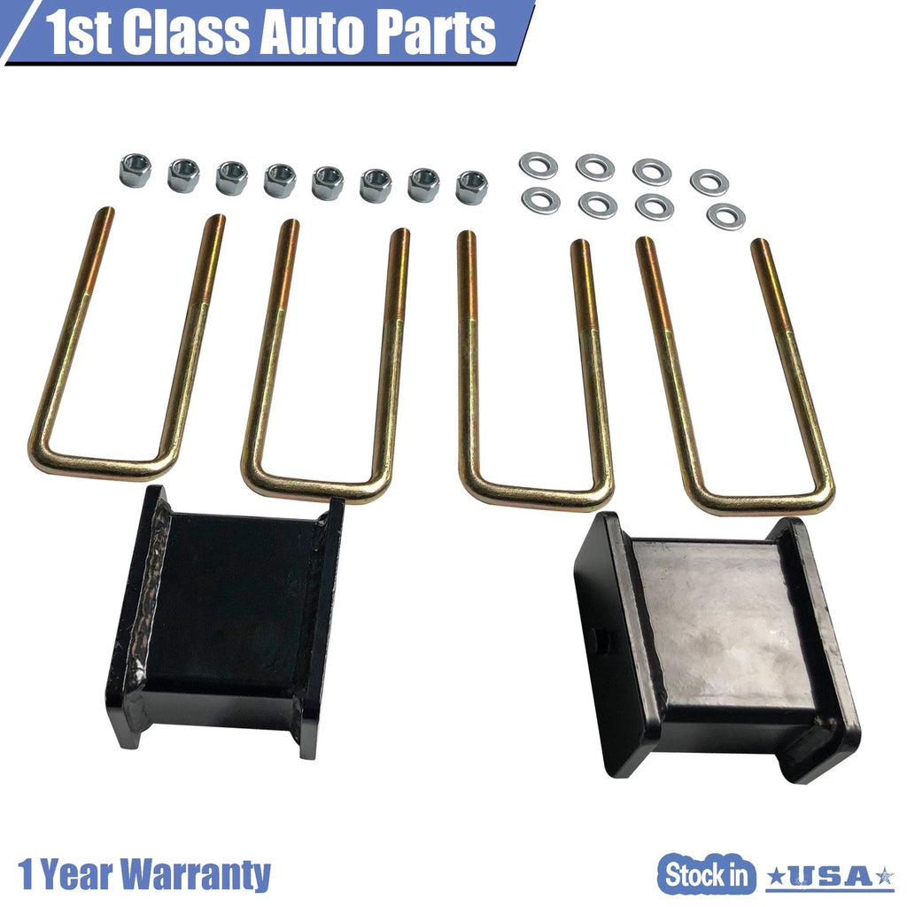 4" Rear Lift Blocks Kit for Chevy Silverado GMC Sierra 1500 (2007–2018)