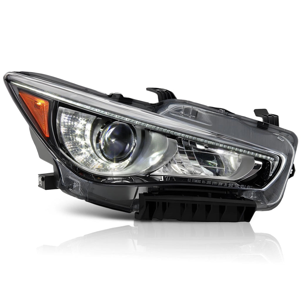 Full LED Headlight for Infiniti Q50 (2014–2017) AFS, Passenger Side