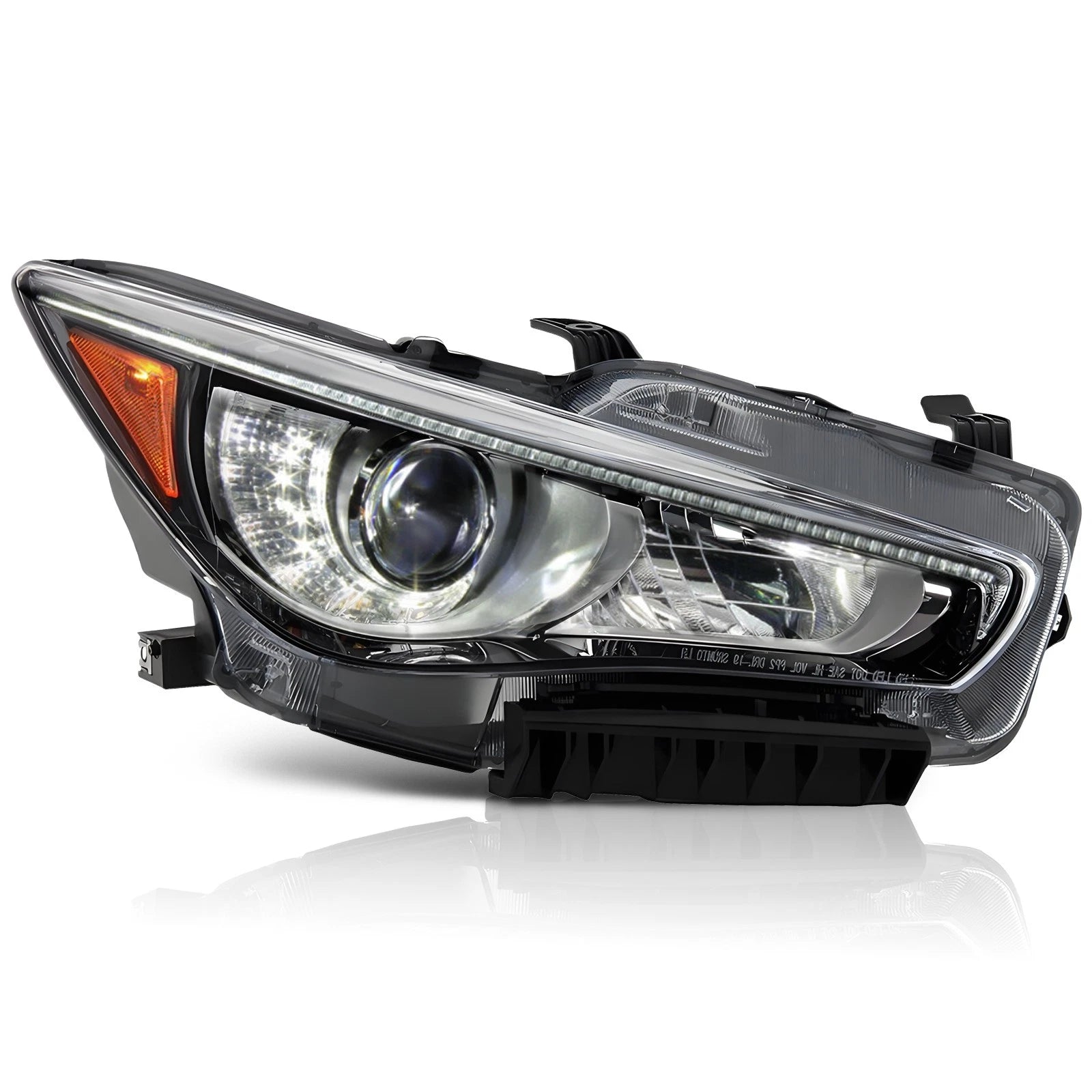Full LED Headlight for Infiniti Q50 (2014–2017) AFS, Passenger Side