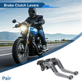 Set of 2 Long Brake Clutch Levers for Honda VFR1200/F (2010–2014) Titanium Tone