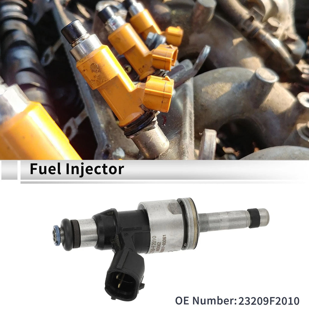 Fuel Injector No. 23209F2010 for Toyota Corolla (2020–2024) 1 Pc Black Silver Tone
