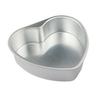 Set of 4 Heart Shaped Cake Pans for Kitchen (Aluminium Alloy)