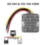 24V to 12V 10A DC/DC Converter Regulator for Car Bus Truck (Waterproof)