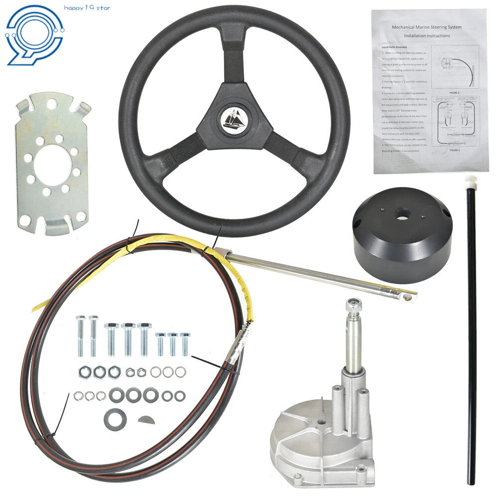 10FT Boat Cable with Wheel for Marine Engine Steering System (SS13710)