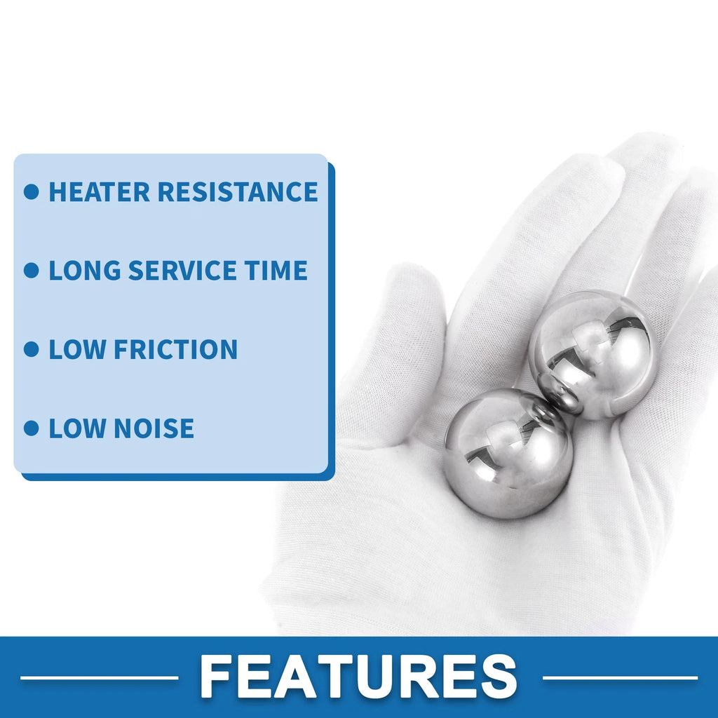 Set of 2 Steel Ball Bearings G40 Precision 31.0mm