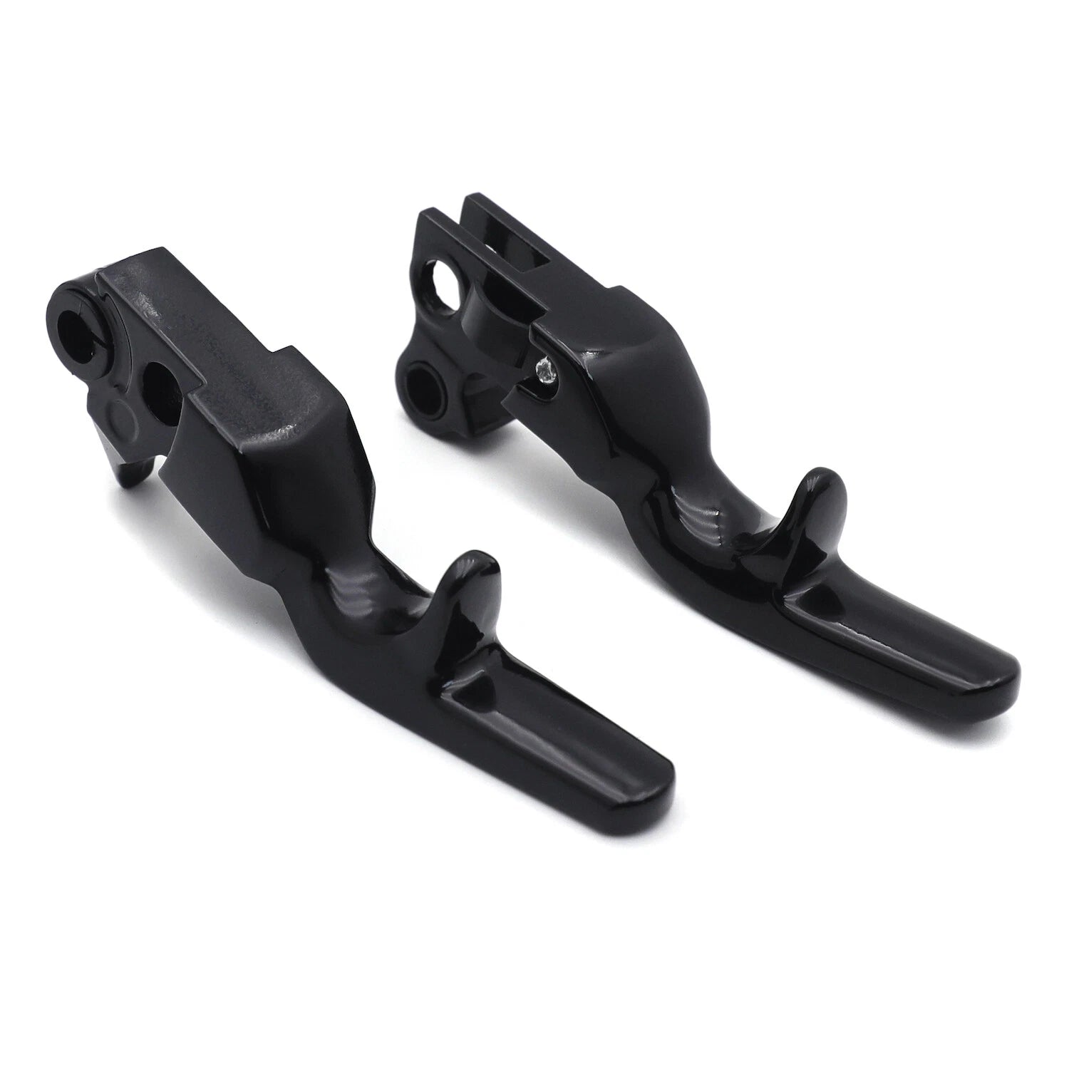 Brake Clutch Levers for Harley XL (1996–2003), Softail (1996–2012), Touring (1996–2007) Black Chrome