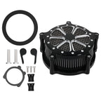 Air Cleaner Intake Filter Kit for Harley Sportster XL883 XL1200 (2004–2022) Black