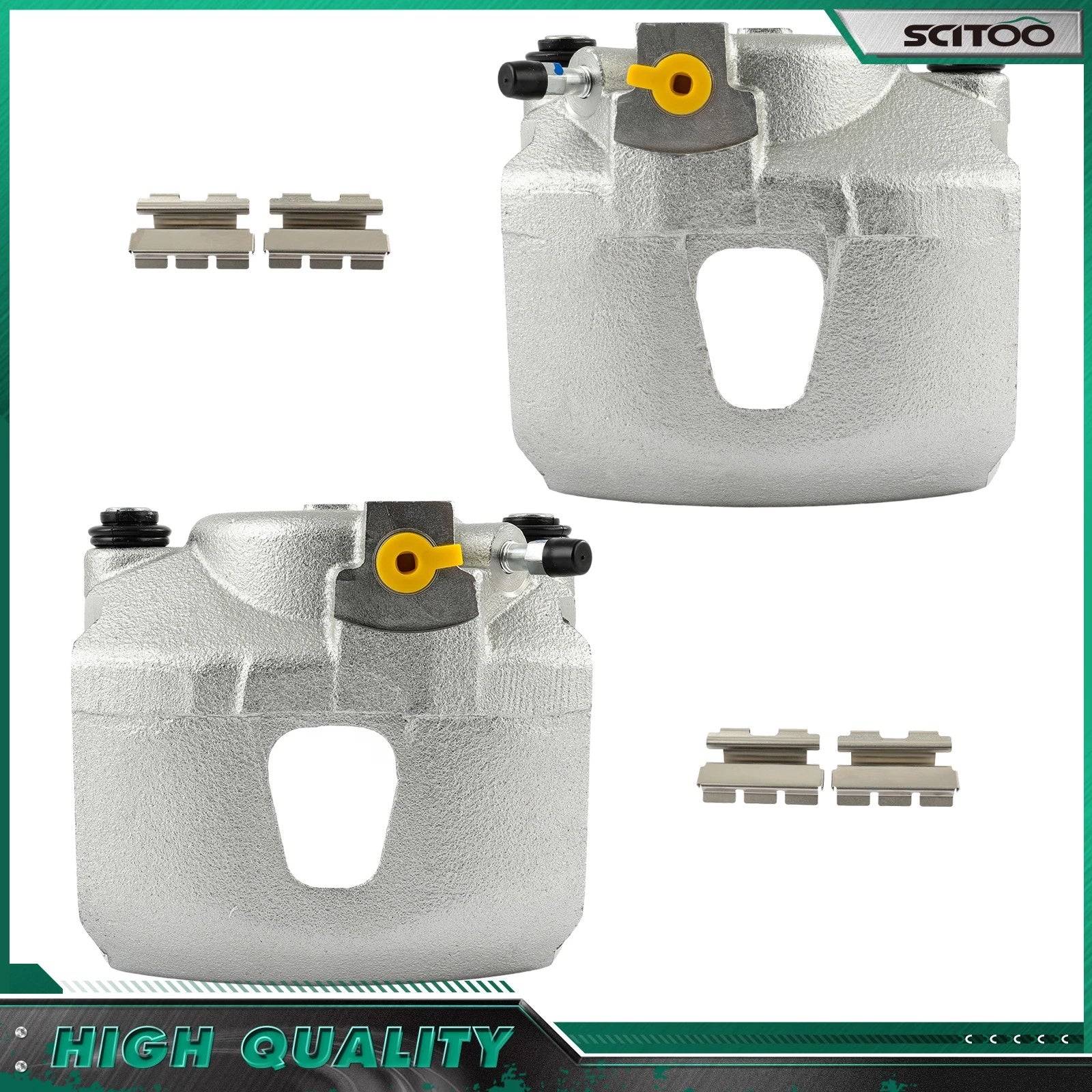 Set of 2 Front Brake Calipers for Ford E-150 Econoline (1994–2003)