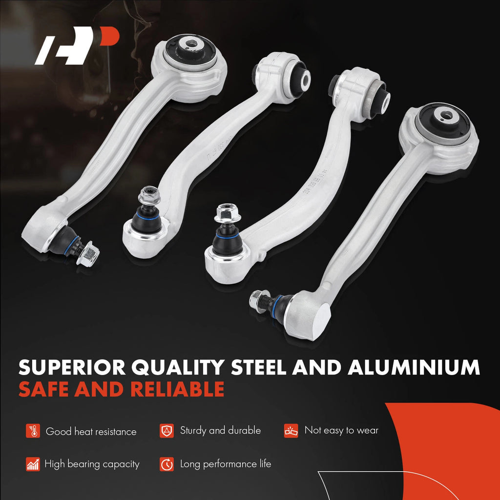 10x Front Control Arm, Tie Rod & Sway Bar Link for Mercedes-Benz W204 (2007–2014)