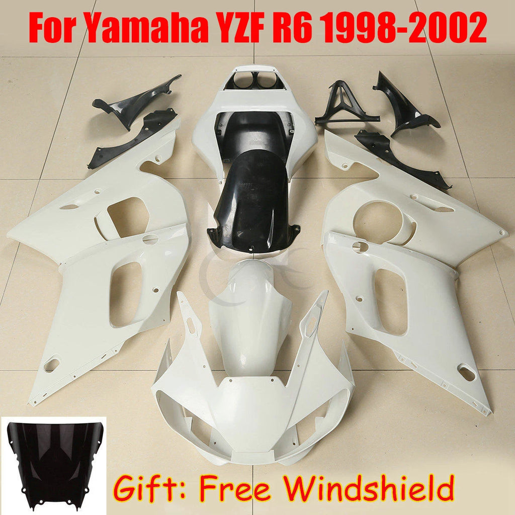 Unpainted ABS Fairing Bodywork for Yamaha YZF R6 (1998–2016)