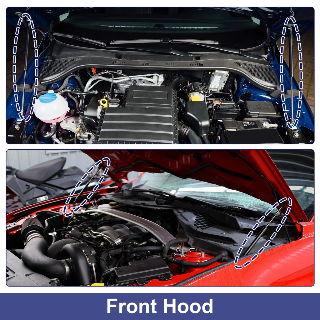 2X Front Hood Lift Support Struts Gas Spring No. 8T0823359 for Audi A4 Estate (2004–2008)