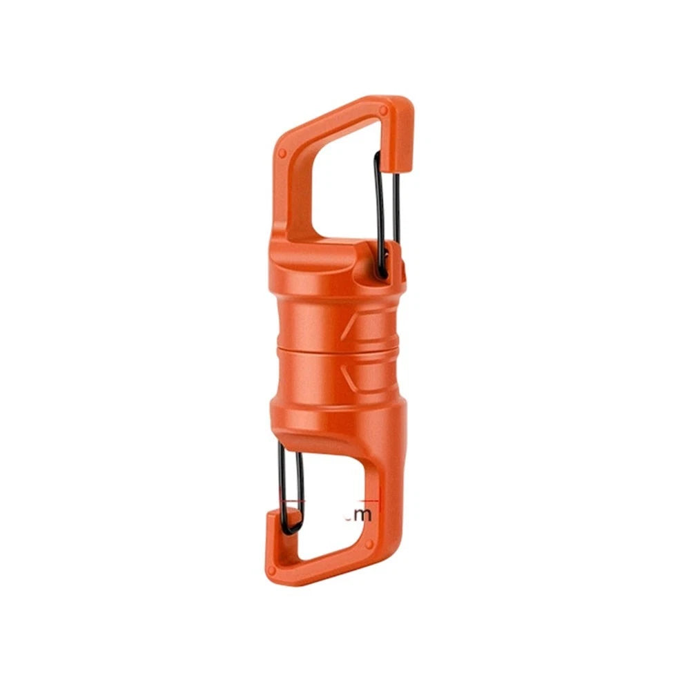 Outdoor Magnetic Snap Hook for Fishing Gear Retractable Coiled Lanyard