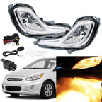 Fog Lights for Hyundai Accent (2012–2017) with Wiring Kit & Switch