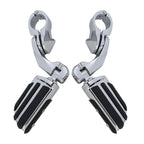 1 1/4" Short Angled Adjustable Highway Foot Pegs for Harley Touring (2014–2023)
