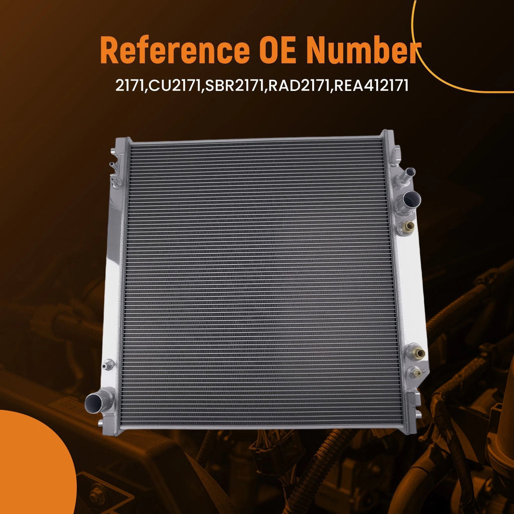 3 Row Aluminum Coolant Radiator for Ford Excursion V8 7.3L (2000–2003) CU2171