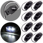 Set of 8 Sealed LED Clearance Light Smoke Cover for Trailer 12V