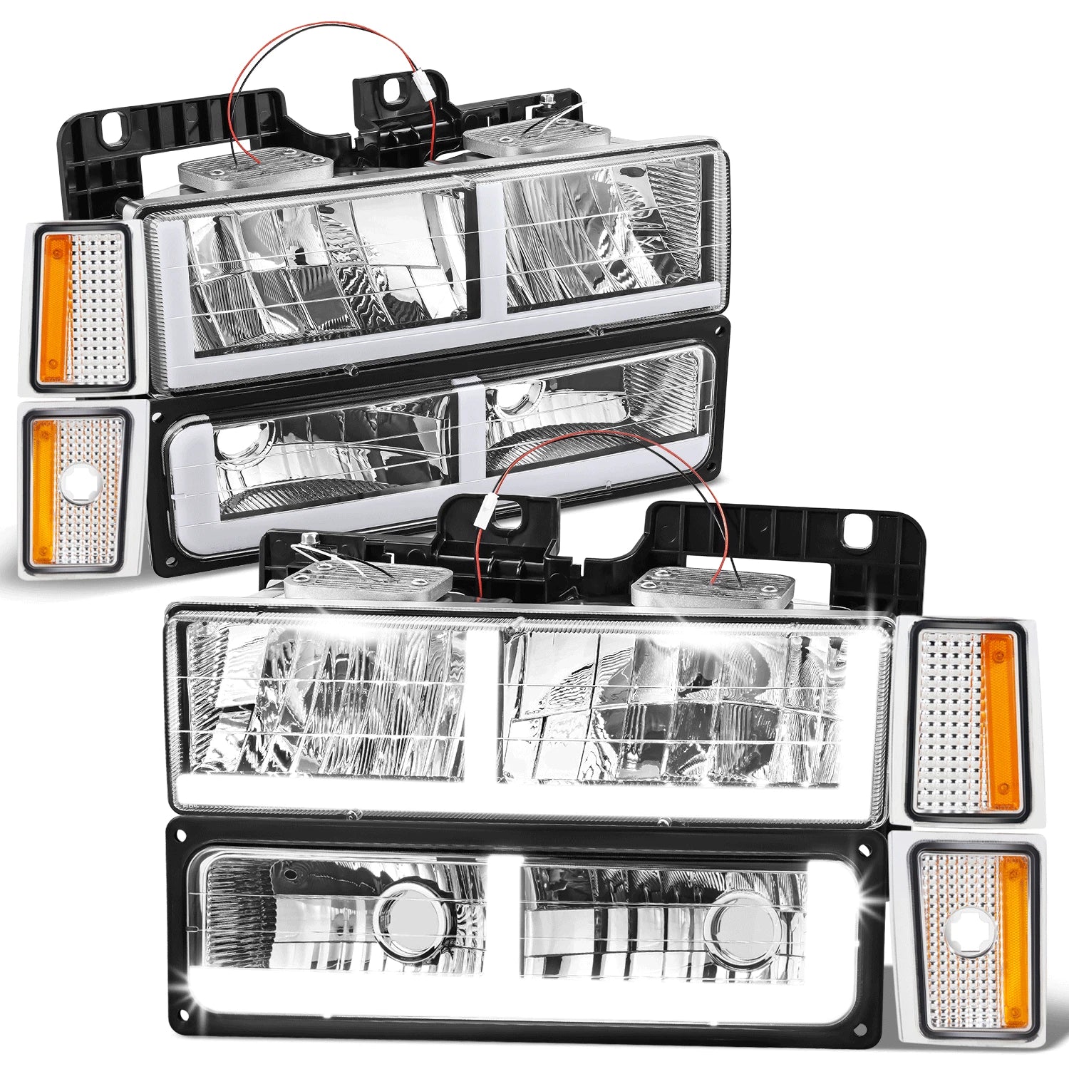 LED Headlight, Bumper Signal & Corner Lamps for Chevrolet Blazer (1988–1993)
