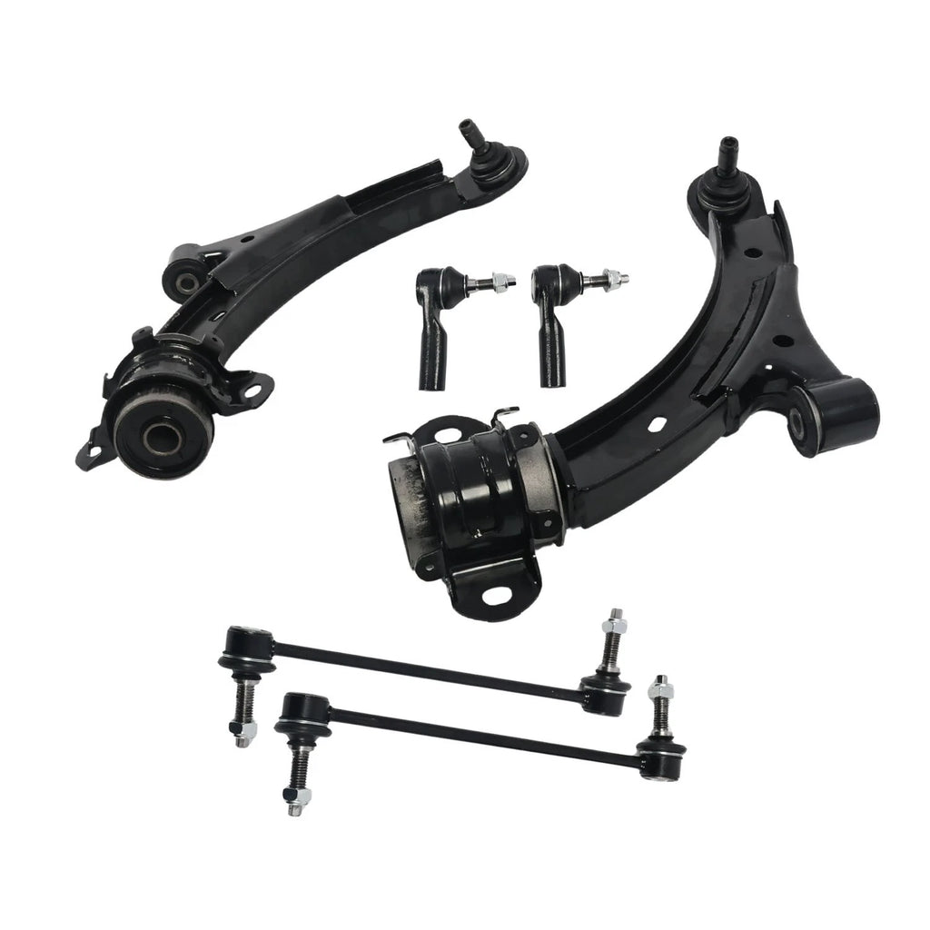 Front Lower Control Arms Sway Bars Tie Rods End Kit for Ford Mustang (2010–2014)