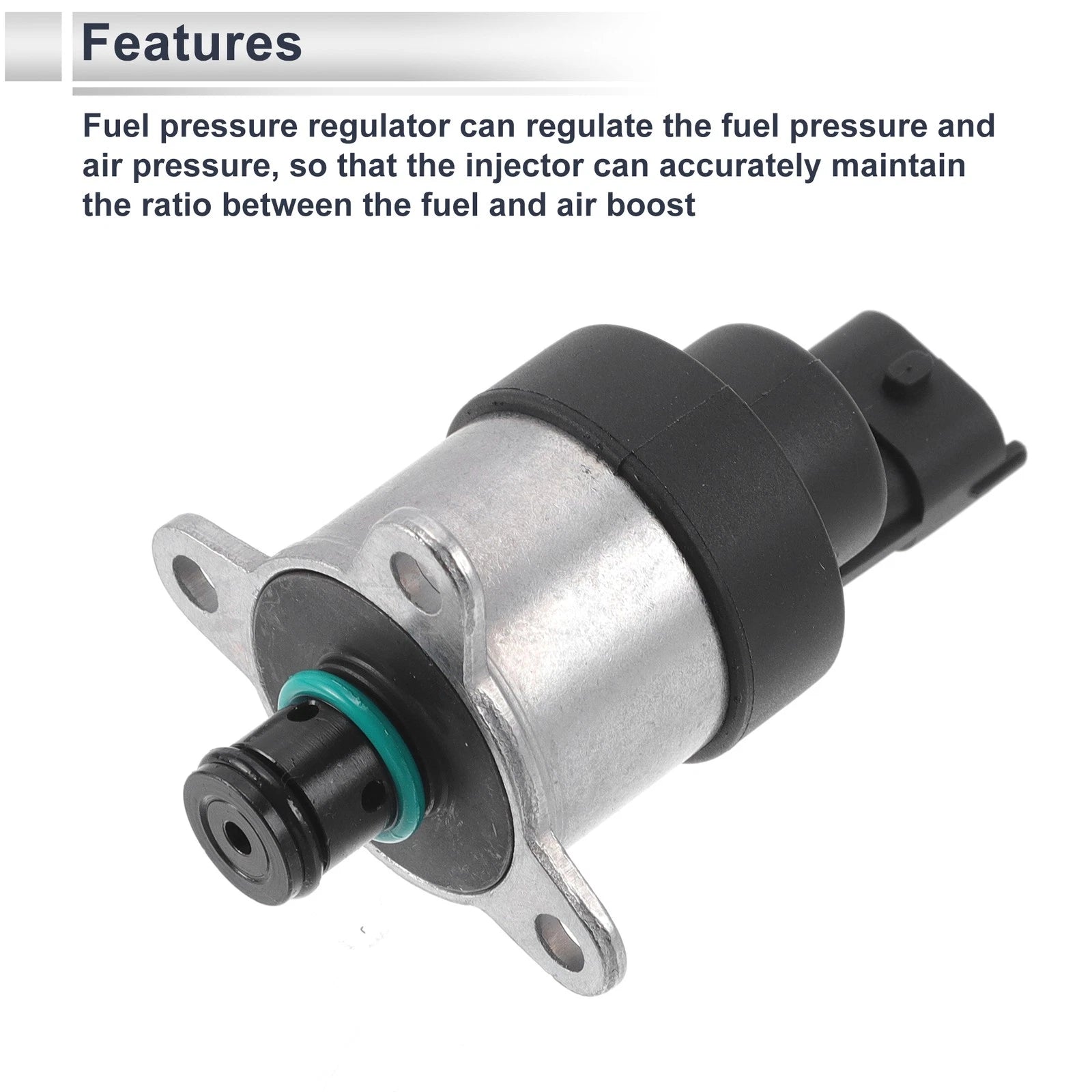 Fuel Pressure Regulator for Hyundai Ix55 (2008–2011) No. 331003A000, Metal 20-70 Psi
