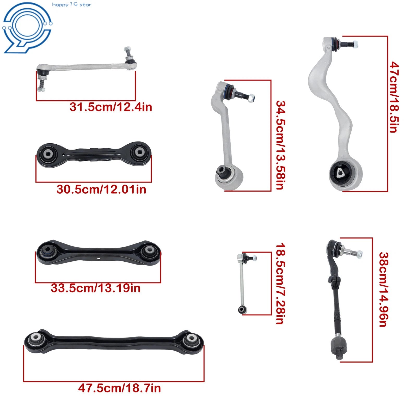 Control Arm Sway Bar Link Suspension Kit for BMW 328i Coupe (2012-2013)