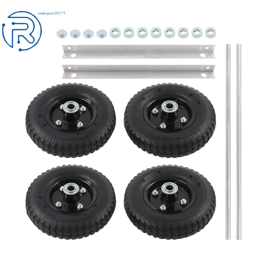 Universal Generator Wheel Kit 8" for IQ3500 Generator (Solid Never Flat Tires)