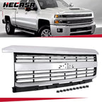 Chrome Grille Assembly for Chevy Silverado 2500 HD 3500 HD (2015–2019)