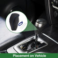Gear Shift Knob Cover for Mazda CX-30 (2020–2022) Black Blue Faux Leather