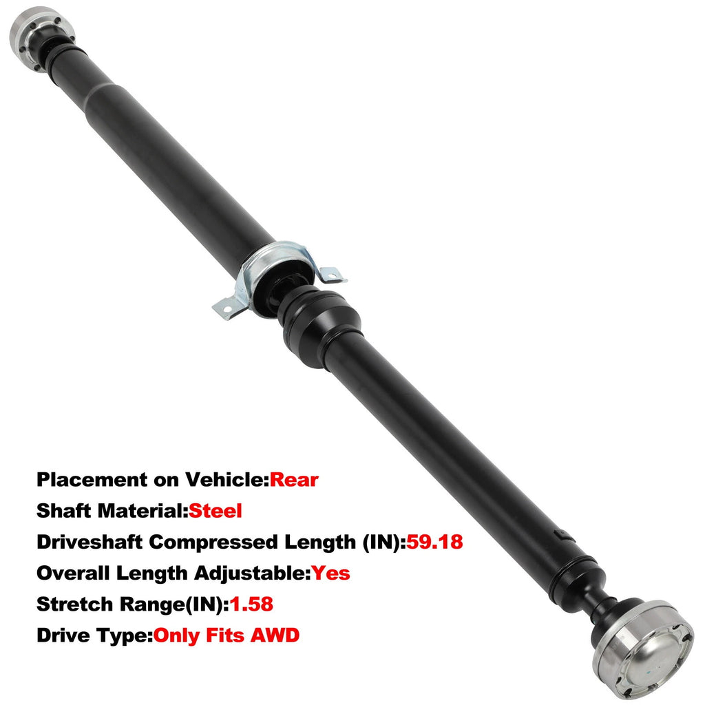 Rear Driveshaft Assembly for Dodge Durango (2011–2019)