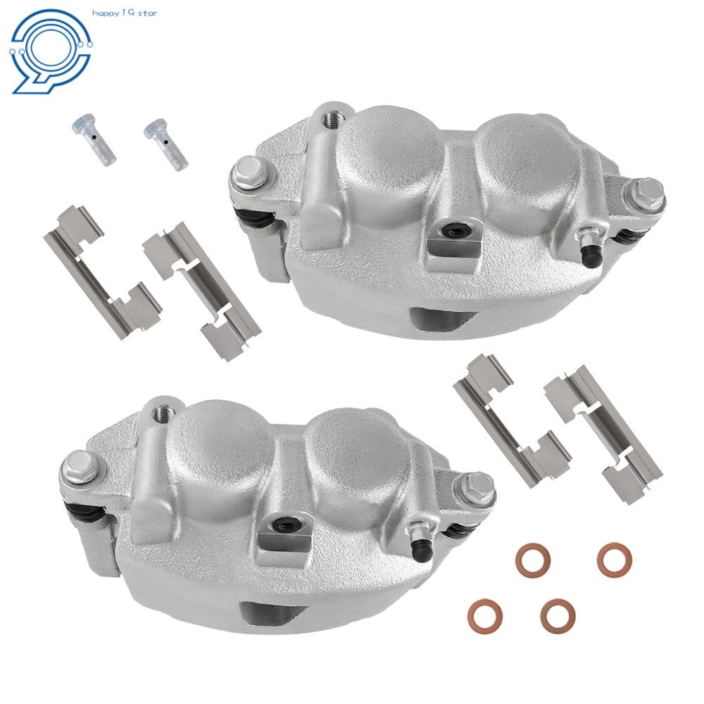 Set of 2 Front Brake Calipers for Jeep Grand Cherokee (2005–2010)