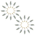 Set of 24 NGK Laser Iridium Spark Plugs (Gap 0.028) for