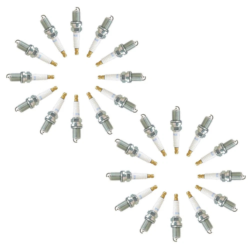 Set of 24 NGK Laser Iridium Spark Plugs (Gap 0.028) for