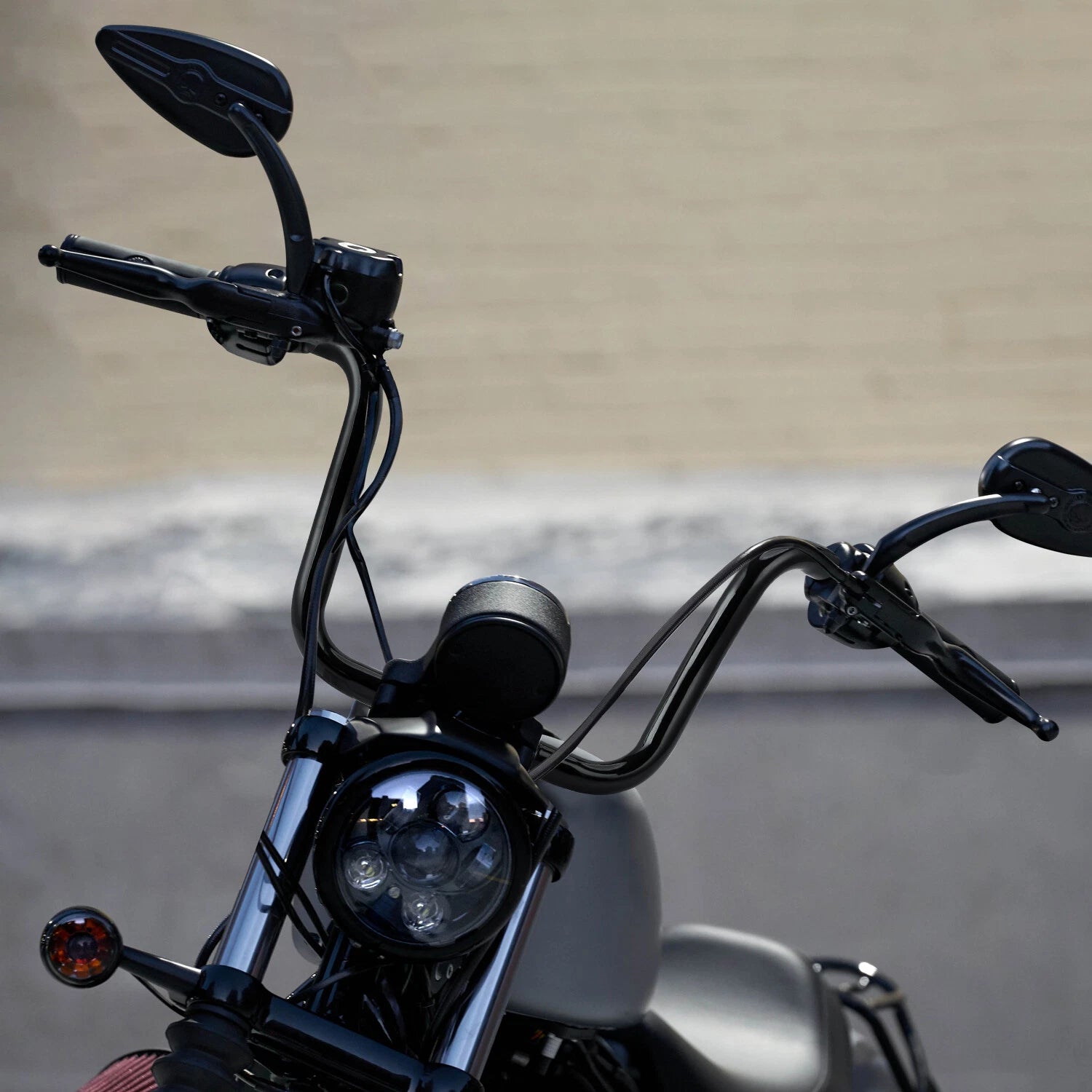 12" Rise Ape Hangers Handlebar 1 1/4" for Harley FLST FXST 1200 883 XL Dyna