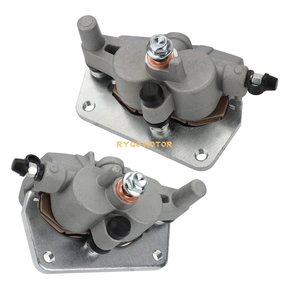 Front Brake Calipers & Pads for Yamaha Raptor 700 YFM700 YFM700R (2006–2024)