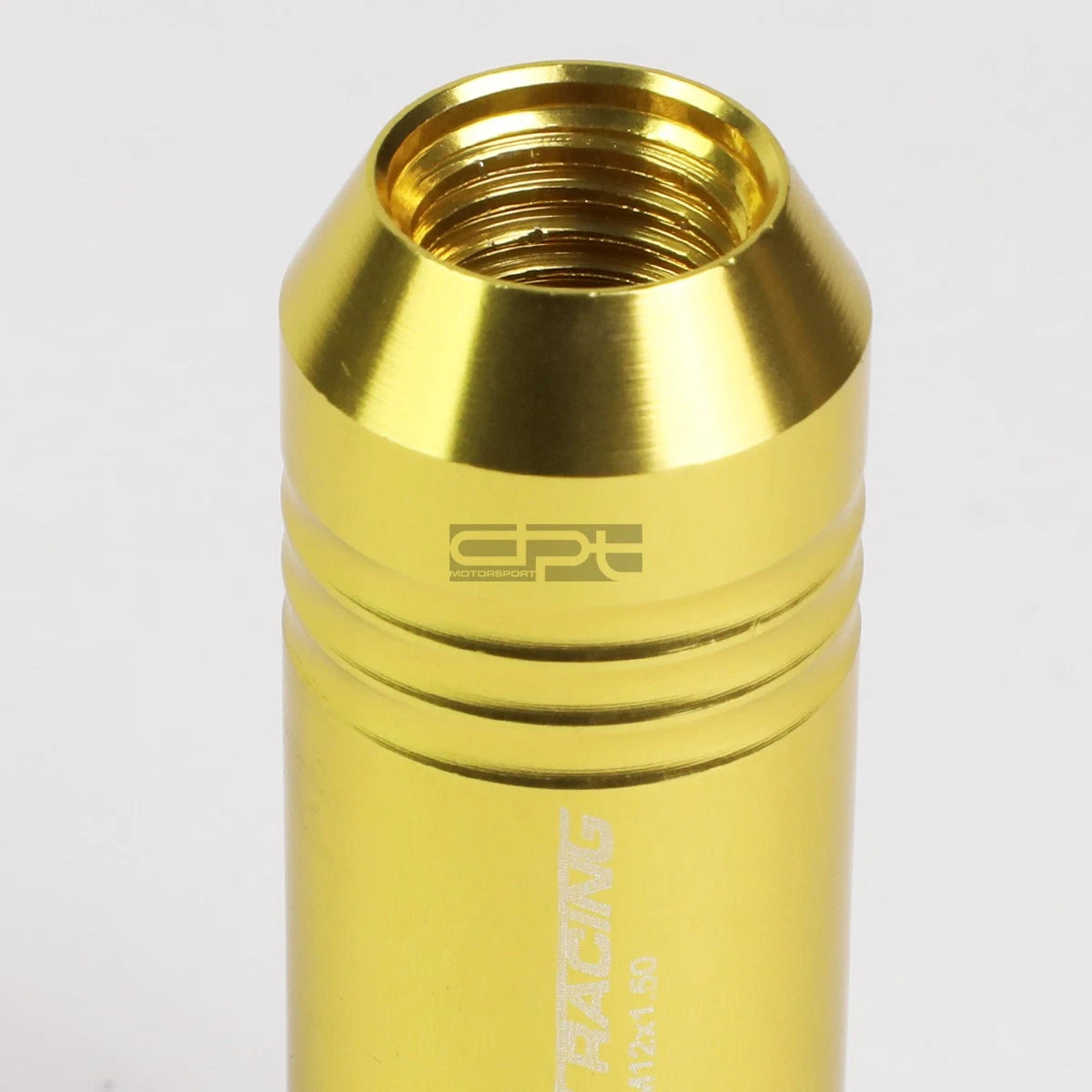 20 PCS Open End M12x1.5 60mm Tall Gold Aluminum Lug Nuts for JDM Vehicles