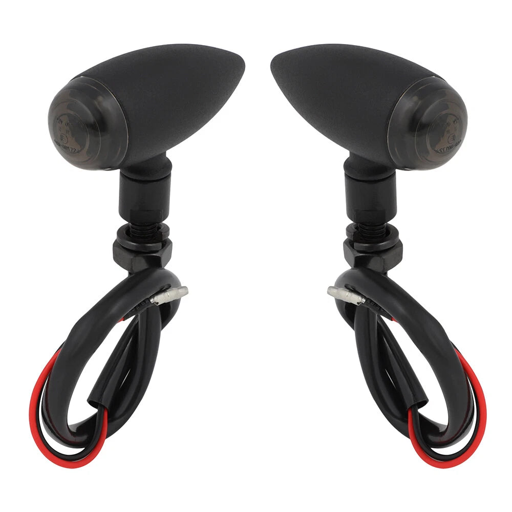 2X Mini Bullet Turn Signal Lights for Motorcycle