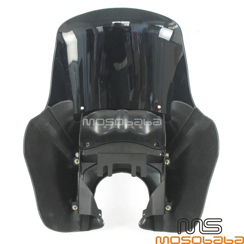 Front Fairing Windshield w/Extension for Harley Dyna Wide Glide, Street Bob (2006-2023)