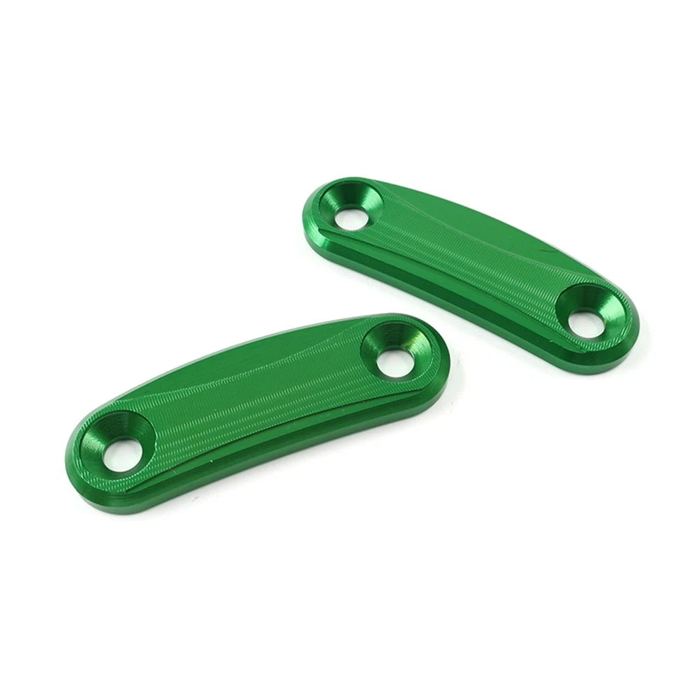 Mirror Block Off Base Plates for Kawasaki ZX-10R (2011–2015)