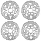 4 18" 8 Lug CHROME Wheel Skins Covers Hub Caps for Chevy Silverado 2500 3500 HD