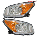 Set of 2 Chrome Headlights for Toyota RAV4 (2009–2012)