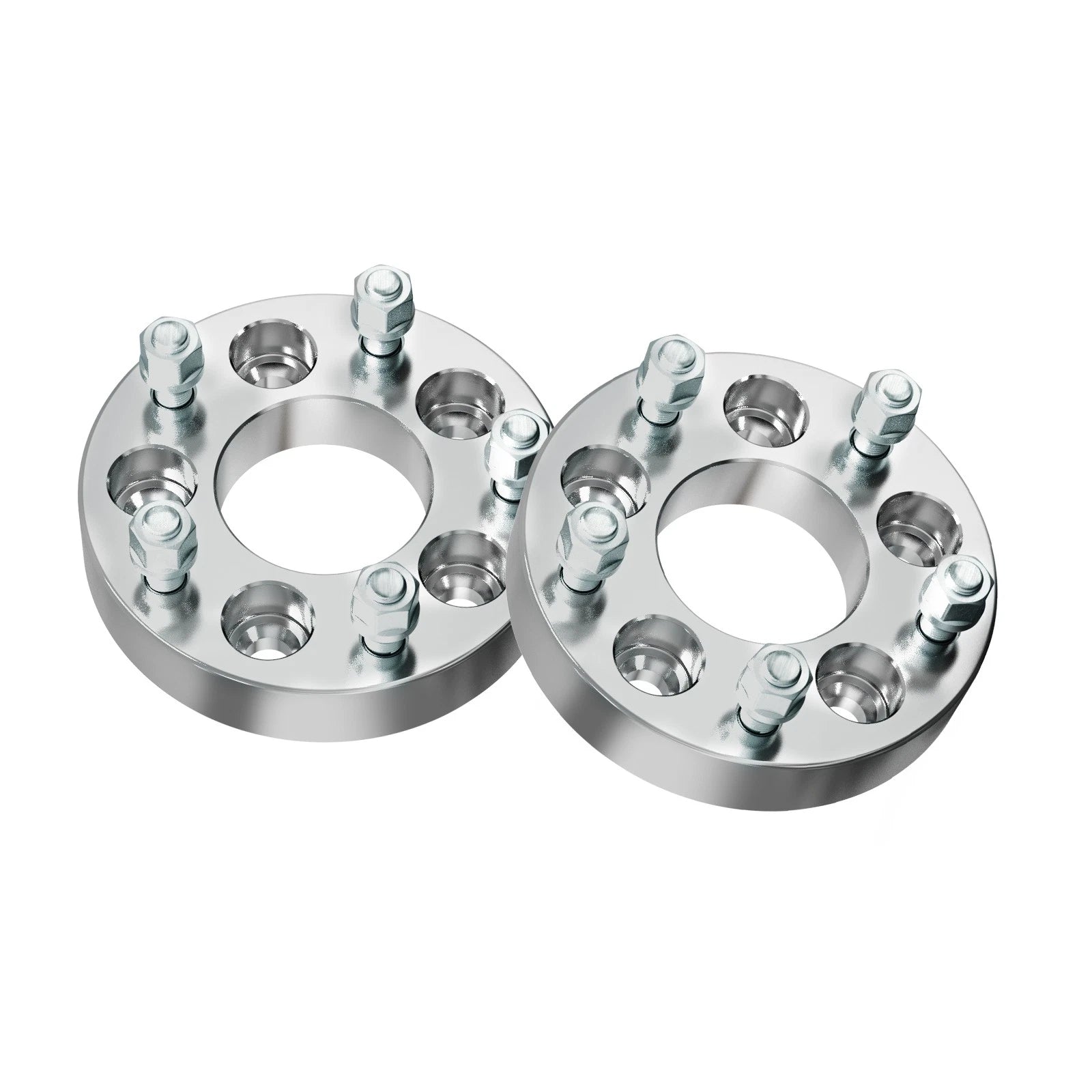Wheel Adapters 1.25" 5x4.5 to 5x5 71.5mm Fits Explorer Edge Mustang (1/2x20)