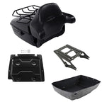 Trunk Backrest Mount Rack Plate for Harley Street Glide (2014–2026)