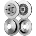 Set of 2 Front & Rear Brake Disc Rotors for Lincoln Navigator, Ford Expedition
