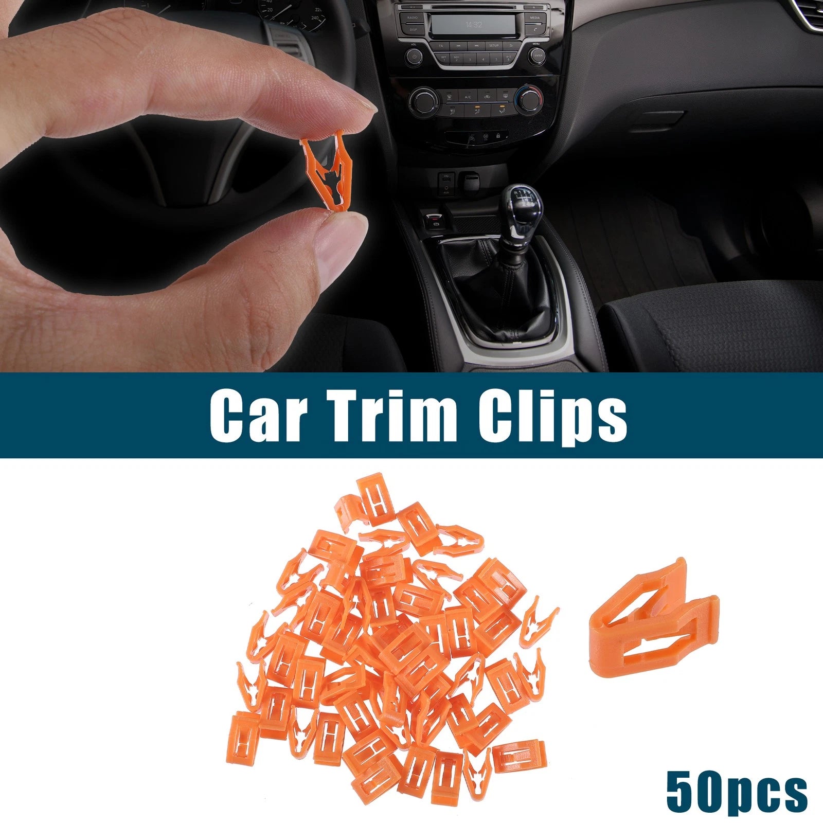 50 Pcs Interior Trim Retainer Clips for Ford Dodge