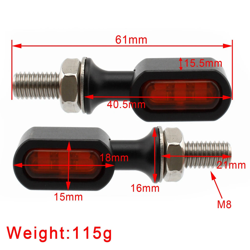 LED Rear Mini Turn Signal Indicator for Harley Sportster Touring Dyna