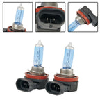 2X H11 6000K Xenon Gas Halogen Headlight Bulbs 100W DC 12V
