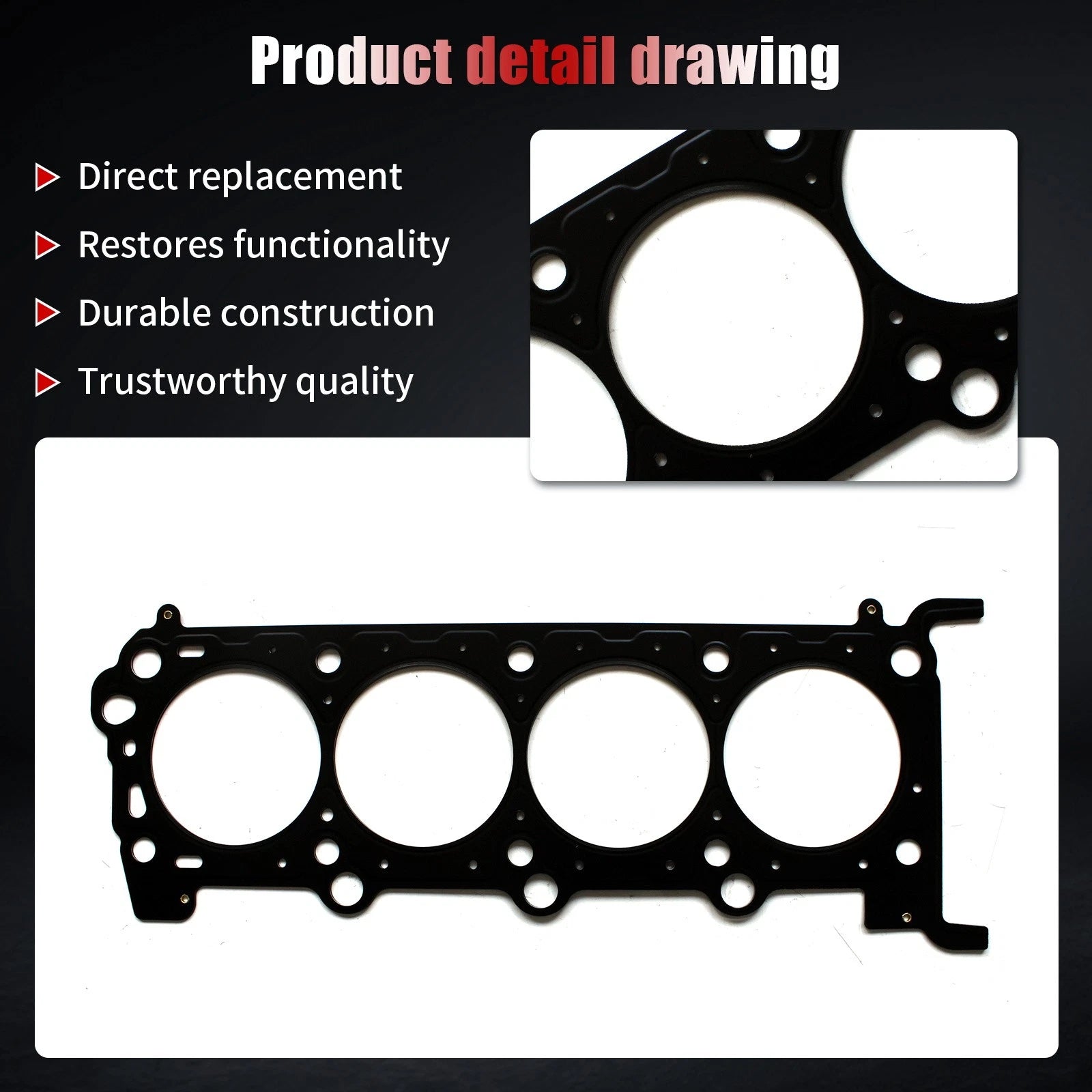 Head Gasket Set for Ford E-150 E-250 F-150 4.6L V8 (2009-2014)