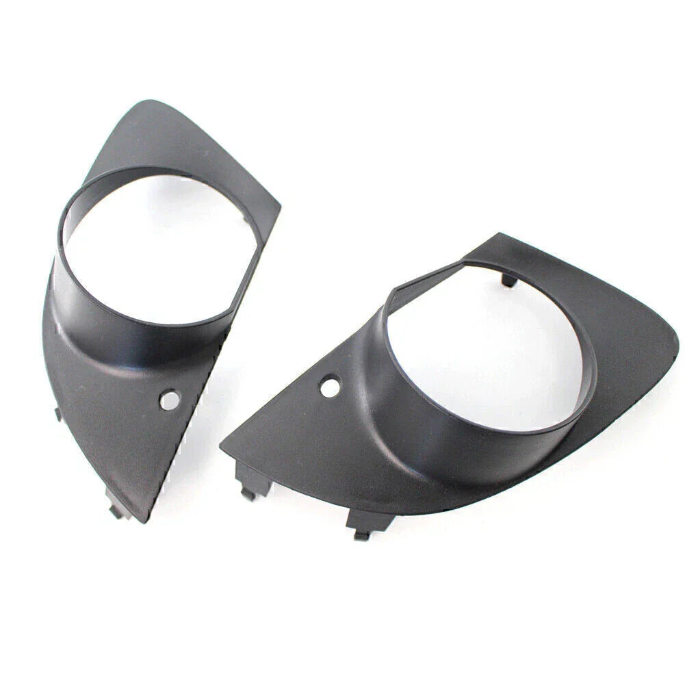 Black Fog Light Lamp Covers for BMW E65 E66 750i 760Li (2006-2008)