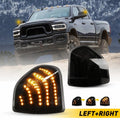 Smoke LED Side Mirror Turn Signal Light for Dodge Ram 1500 2500 3500 (2019–2023)
