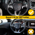 Steering Wheel Center Trim Ring for Charger Challenger (2015-2023) & Durango (2014-2023)