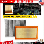 Set of 5 Engine & Carbon Cabin Air Filters for Toyota Avalon Camry Venza
